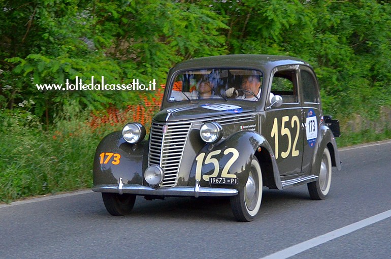 MILLE MIGLIA 2018 - Fiat 1100 B del 1949 (num. 173)