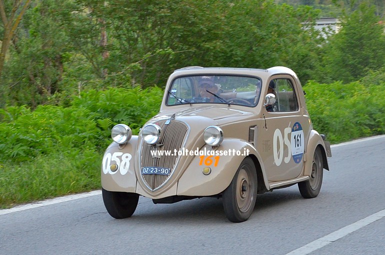 MILLE MIGLIA 2018 - Fiat 500 B "Topolino" del 1948 (num. 161)