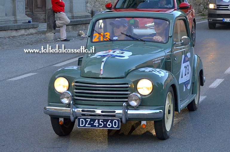 MILLE MIGLIA 2018 - Fiat 500 C Topolino del 1951 (num. 213)