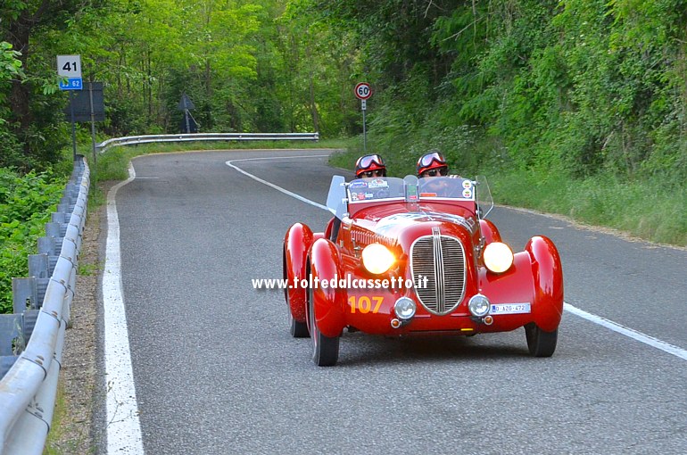 MILLE MIGLIA 2018 - Fiat 508 C 1100 Sport del 1937 (num. 107)