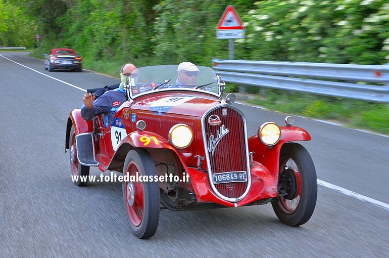 MILLE MIGLIA 2018 - Fiat 508 S Balilla Sport Coppa d'Oro del 1934 (num. 91)