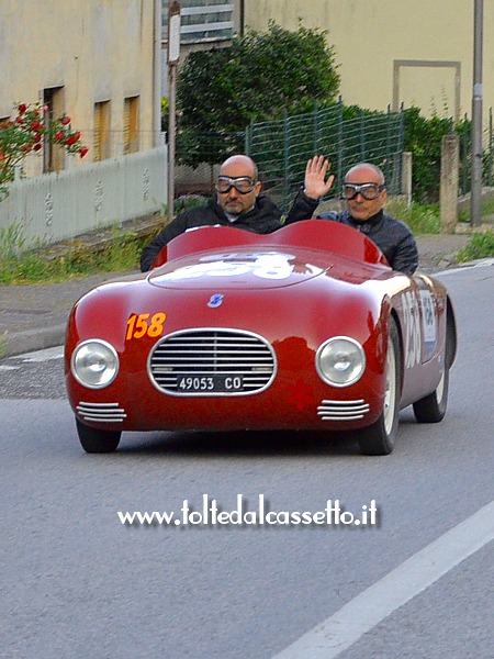 MILLE MIGLIA 2018 - Fiat Siata 750 Sport "Fenocchio" del 1948 (num. 158)