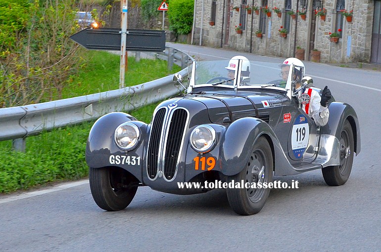 MILLE MIGLIA 2018 - Frazer-Nash Bmw 328 del 1937 (num. 119)