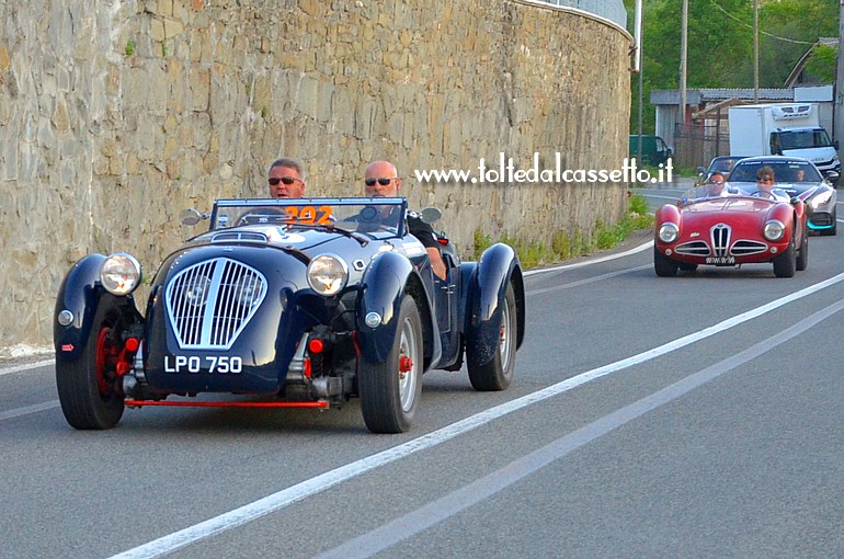 MILLE MIGLIA 2018 - Healey 2400 Silverstone E-Type del 1950 (num. 202)