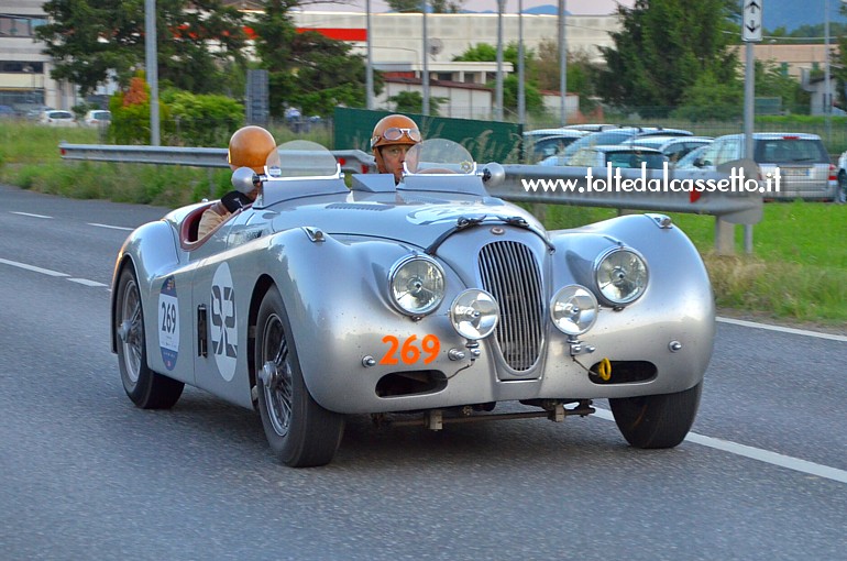 MILLE MIGLIA 2018 - Jaguar XK 120 M Competition del 1952 (num. 269 - Sponsor Team Manual Shift)