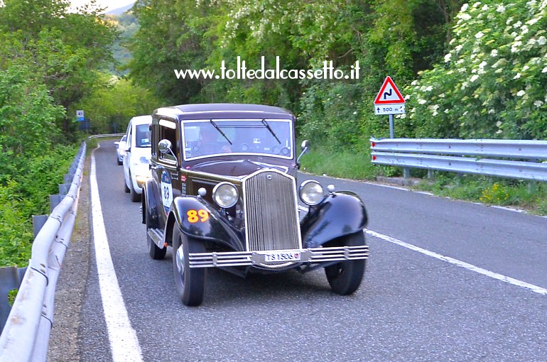 MILLE MIGLIA 2018 - Lancia Augusta del 1934 (num. 89)