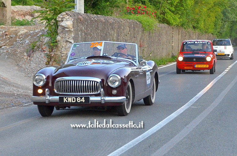 MILLE MIGLIA 2018 - Nash Healey Sports 3850 cm3 del 1950 (num. 204 - Sponsor Team Healey Collection)