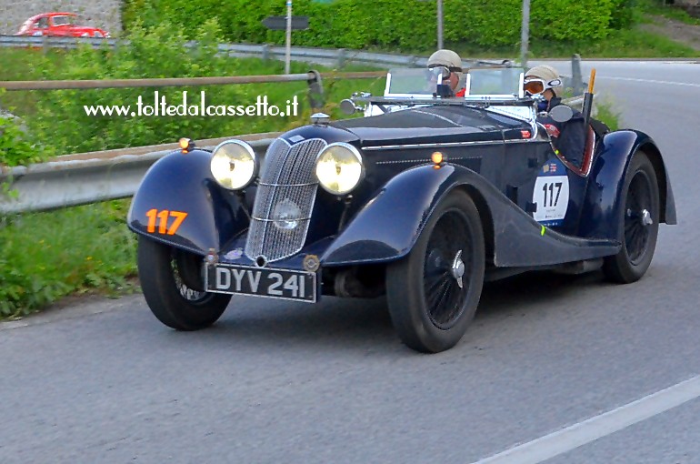 MILLE MIGLIA 2018 - Riley Sprite TT del 1937 (num. 117)