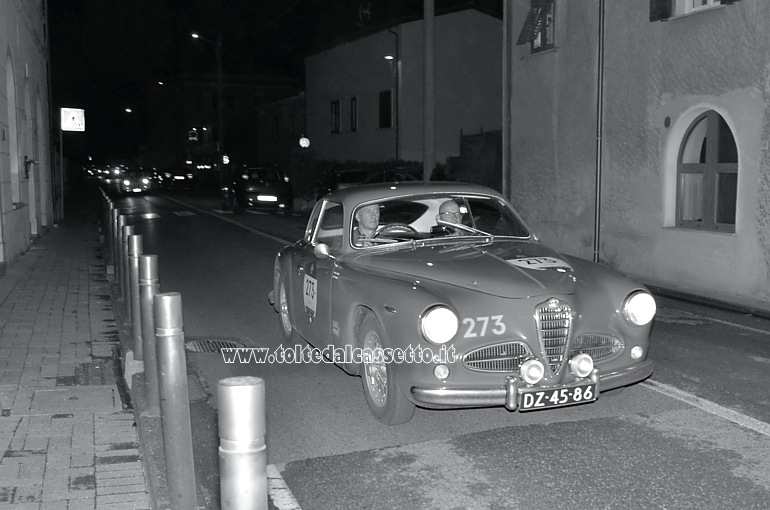 MILLE MIGLIA 2020 - Alfa Romeo 1900 CS Touring anno 1954 (Equipaggio: Kees-Jan Honig e Ivo Westera - Numero di gara: 273)