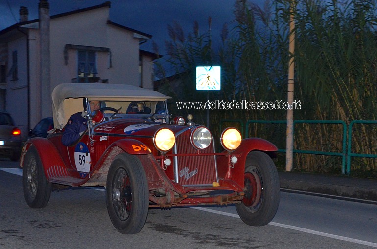 MILLE MIGLIA 2020 - Alfa Romeo 6C 1750 GS Zagato anno 1931 (Equipaggio: Osvaldo Peli e Susanna Mola - Numero di gara: 59)