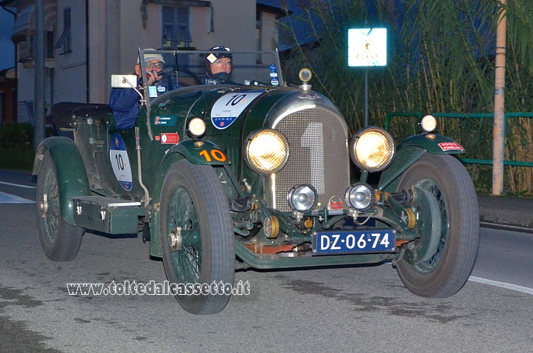 MILLE MIGLIA 2020 - Bentley 3 Litre anno 1923 (Equipaggio: Alan Hulsbergen e Markus Laesser - Numero di gara: 10 - Vettura della "Special List")