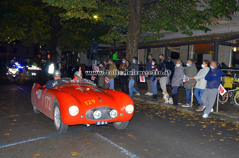 MILLE MIGLIA 2020 - Cisitalia 202 SMM Spider Nuvolari anno 1947 (Equipaggio: Ton Ottevanger e Tineke Ottevanger-Littooy - Numero di gara: 129)