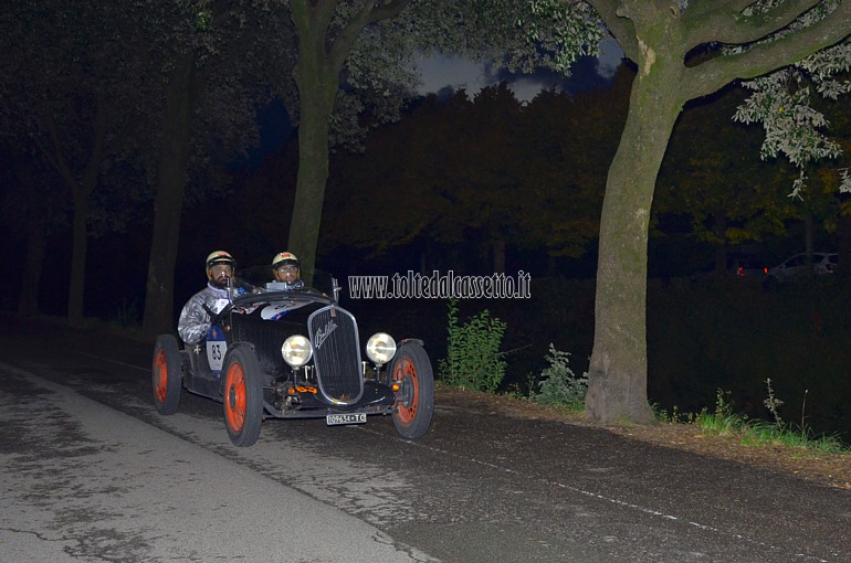 MILLE MIGLIA 2020 - Fiat 508 S Balilla Sport Coppa d'Oro anno 1935 (Equipaggio: Fabio Loperfido e Simone Calosi - Numero di gara: 83)