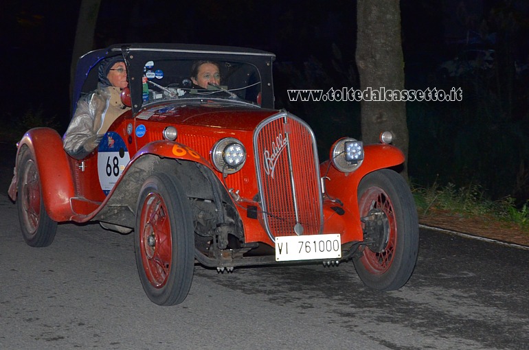 MILLE MIGLIA 2020 - Fiat 508 S Balilla Sport Coppa d'Oro anno 1933 (Equipaggio: A. Cacioppo e D. Grillone Tecioiu - Numero di gara: 68)