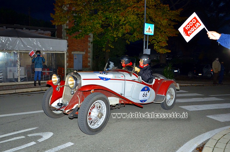 MILLE MIGLIA 2020 - Fiat 514 Coppa delle Alpi anno 1932 (Equipaggio: Alessandro Pietta e Mauro Lazzarini - Numero di gara: 66)