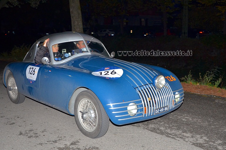 MILLE MIGLIA 2020 - Fiat Ala D'Oro 508 C "Hard Top" anno 1947 (Equipaggio: Rob Peter e Stefanie Bolle Peters - Numero di gara: 126)