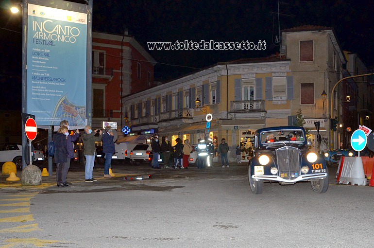 MILLE MIGLIA 2020 - Lancia Aprilia Berlina 1350 anno 1938 (Equipaggio: Marco Belloli e Dionigio Maltini - Numero di gara: 101)