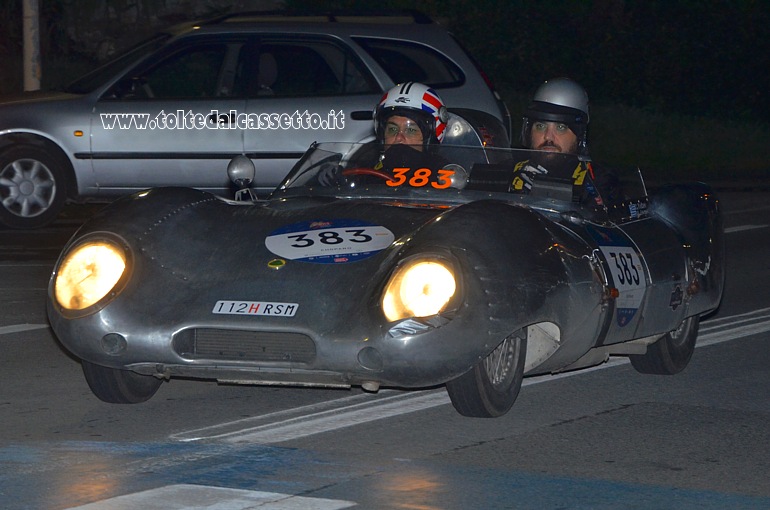 MILLE MIGLIA 2020 - Lotus Eleven Coventry Climax 1100 anno 1956 (Equipaggio: Theodoros Argyros e Nikolaos Bakos - Numero di gara: 383)