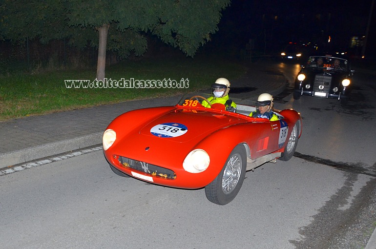 MILLE MIGLIA 2020 - Maserati 150 S anno 1955 (Equipaggio: Dominiek e Charlotte De Clerck - Numero di gara: 318)