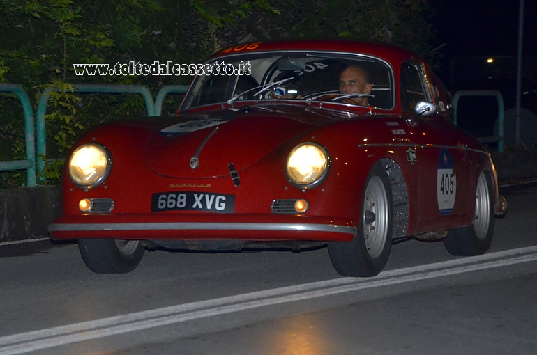 MILLE MIGLIA 2020 - Porsche 356 A Carrera 1500 GS anno 1956 (Equipaggio: Glen Smith e Claire Diane Smith - Numero di gara: 405)