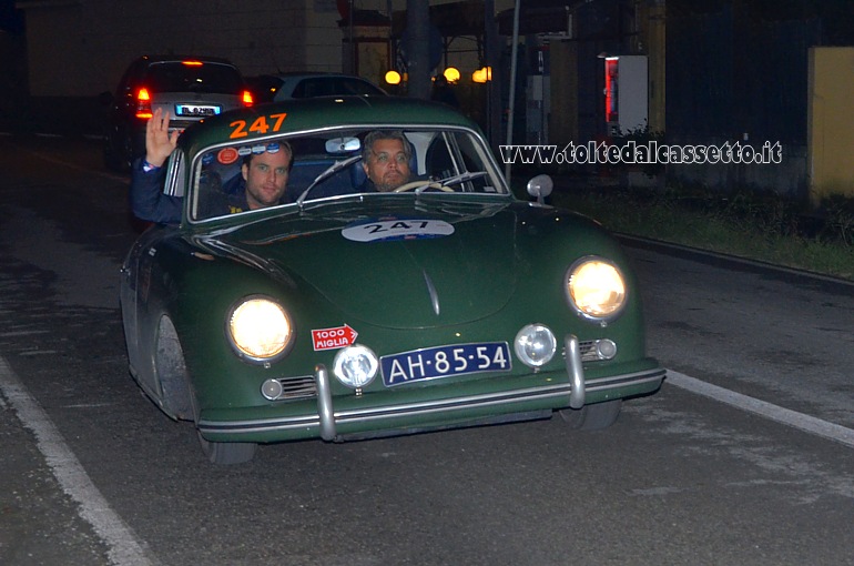 MILLE MIGLIA 2020 - Porsche 356 1500 anno 1953 (Equipaggio: Daniel Van Der Ley e Wouter Van Aalst - Numero di gara: 247 - Scuderia: Way2drive)