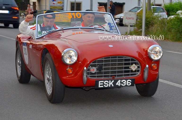 MILLE MIGLIA 2021 - AC ACE anno 1955 (Equipaggio: Jurgen Escher e Peter Baldinger - Numero di gara: 310)