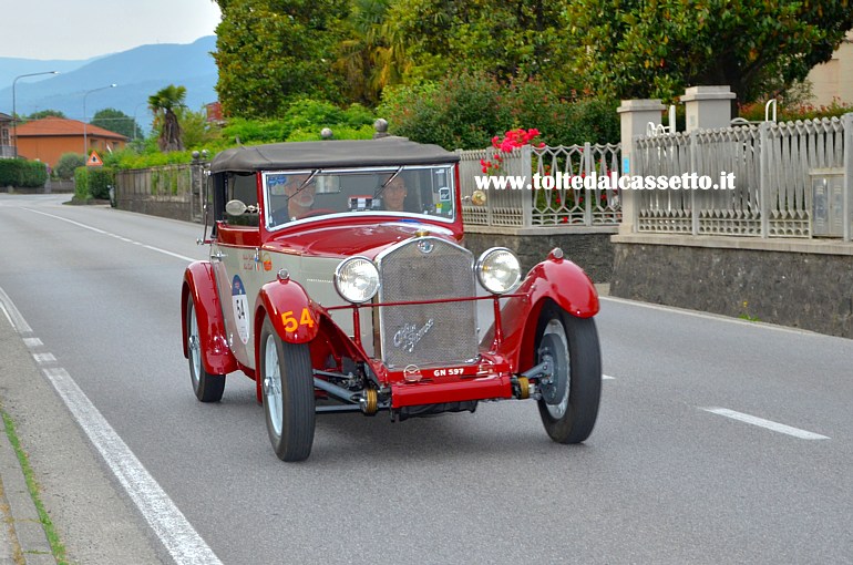 MILLE MIGLIA 2021 - Alfa Romeo 6C 1750 GT anno 1930 (Equipaggio: Umberto Galloni e Marta Tavelli - Numero di gara: 54)