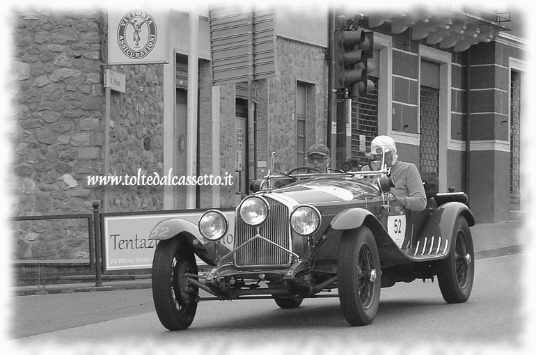 MILLE MIGLIA 2021 - Alfa Romeo 6C 1500 Super Sport anno 1929 (Equipaggio: Giancarlo Giacomello e Luigino Gennaro - Numero di gara: 52)