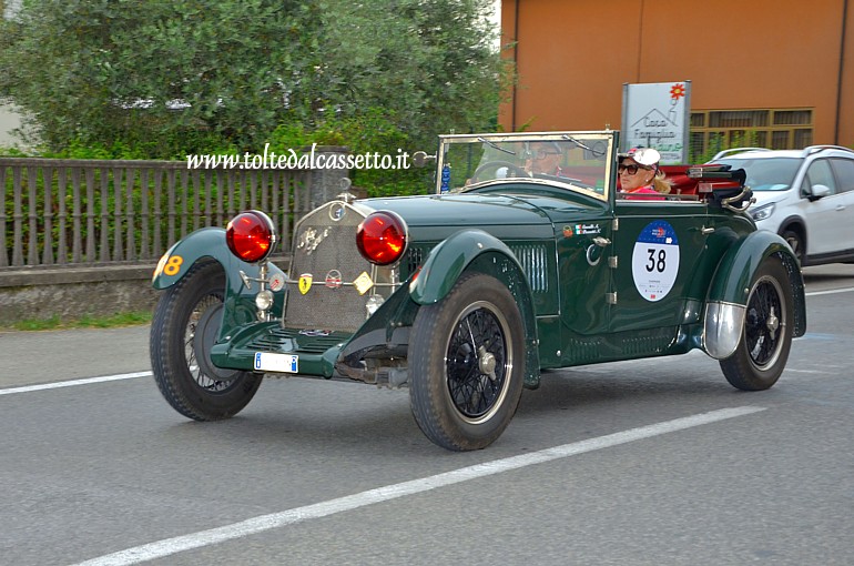 MILLE MIGLIA 2021 - Alfa Romeo 6C 1750 Super Sport Young anno 1929 (Equipaggio: Arturo Cavalli e Petronilla Pezzotti - Numero di gara: 38 - Team: Alfa Romeo)
