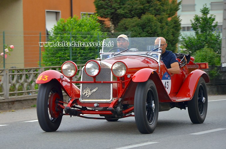 MILLE MIGLIA 2021 - Alfa Romeo 6C 1750 Super Sport Zagato anno 1929 (Equipaggio: Andrea Vesco e Fabio Salvinelli - Numero di gara: 43 - Team: Villa Trascqua)