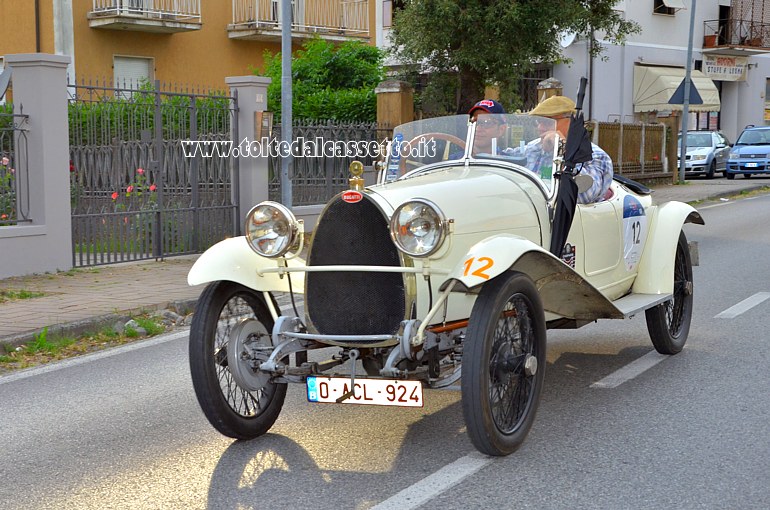 MILLE MIGLIA 2021 - Bugatti T23 Brescia anno 1925 (Equipaggio: Vasiliy Lantsov e Macko Laqueur - Numero di gara: 12)