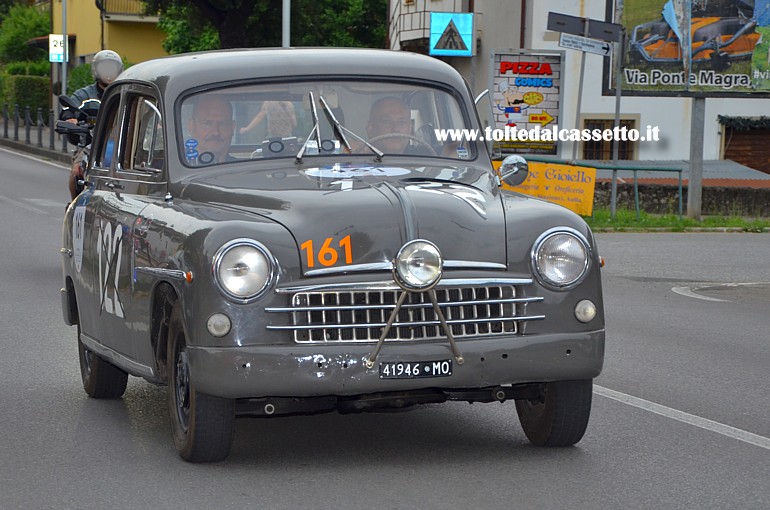 MILLE MIGLIA 2021 - Fiat 1400 anno 1950 (Equipaggio: Livio Colosio e Fabio Colosio - Numero di gara: 161)