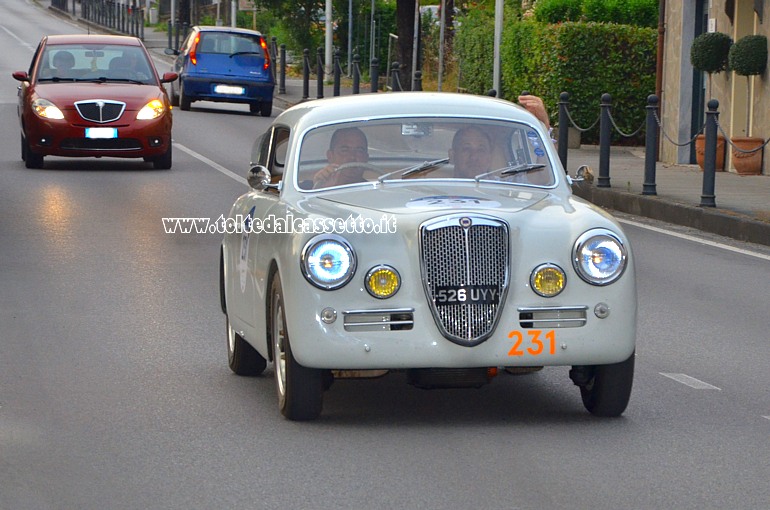 MILLE MIGLIA 2021 - Lancia Aurelia B20 GT 2500 anno 1953 (Equipaggio: Tomer Zehavi e Nikolay Miroschnichenko - Numero di gara: 231)