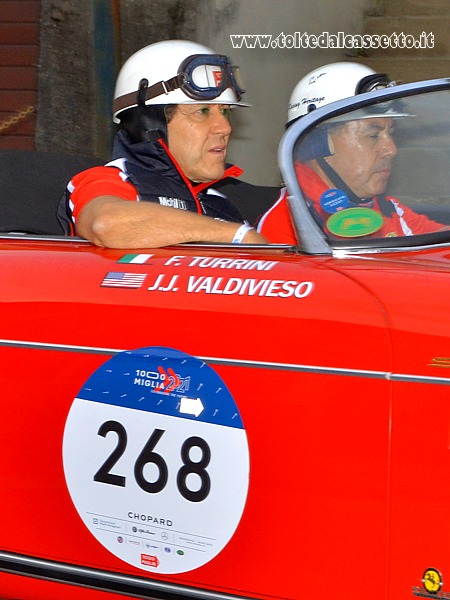 MILLE MIGLIA 2021 - Porsche 356 Speedster 1500 anno 1954 (Equipaggio: Francesco Turrini e James Javier Valdivieso - Numero di gara: 268)