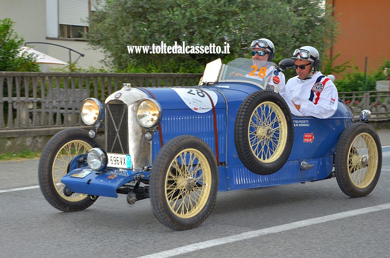 MILLE MIGLIA 2021 - Salmson Grand Sport anno 1928 (Equipaggio: Emilio Bordoli e Matteo Pozzetti - Numero di gara: 28)