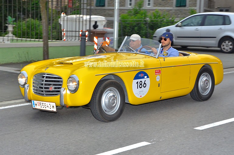 MILLE MIGLIA 2021 - Siata Daina Gran Sport Spider anno 1951 (Equipaggio: Johannes Zieser e Maximilian Zieser - Numero di gara: 186)