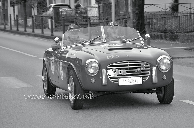 MILLE MIGLIA 2021 - Siata Daina Gran Sport Spider anno 1952 (Equipaggio: Flavio Gandolfi e Giacinto Savoldi - Numero di gara: 193)