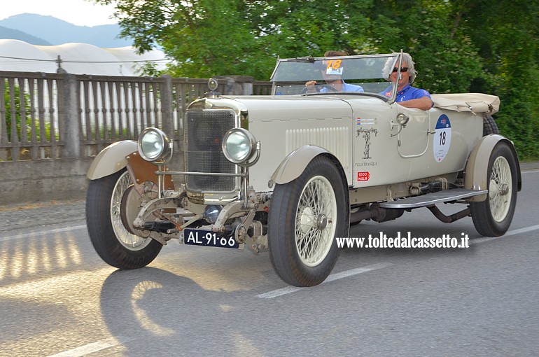 MILLE MIGLIA 2021 - Sumbeam 3-Litre "Twin Cam" Super Sports anno 1926 (Equipaggio: Michel Laarman e Milton Laarman - Numero di gara: 18 - Special List)