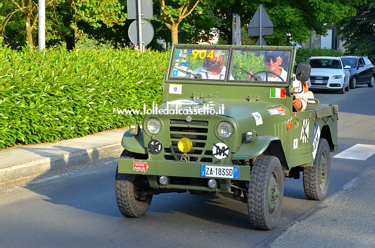 MILLE MIGLIA 2022 - Alfa Romeo 1900 AR 51 Matta anno 1952 (Equipaggio: Amedeo Sperotto e Giovanni Sperotto - Numero di gara: 904 - Team: Equipaggi militari)