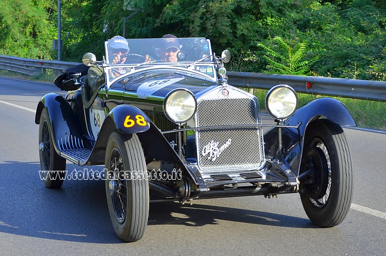 MILLE MIGLIA 2022 - Alfa Romeo 6C 1750 GS Zagato anno 1931 (Equipaggio: Aleiandro Pablo Oxenford e Luis Jose Celada - Numero di gara: 68)