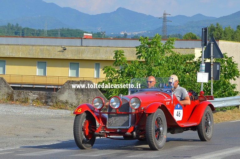 MILLE MIGLIA 2022 - Alfa Romeo 6C 1750 Super Sport Zagato anno 1929 (Equipaggio: Andrea Vesco e Fabio Salvinelli - Numero di gara: 46 - Team: Villa Trasqua)