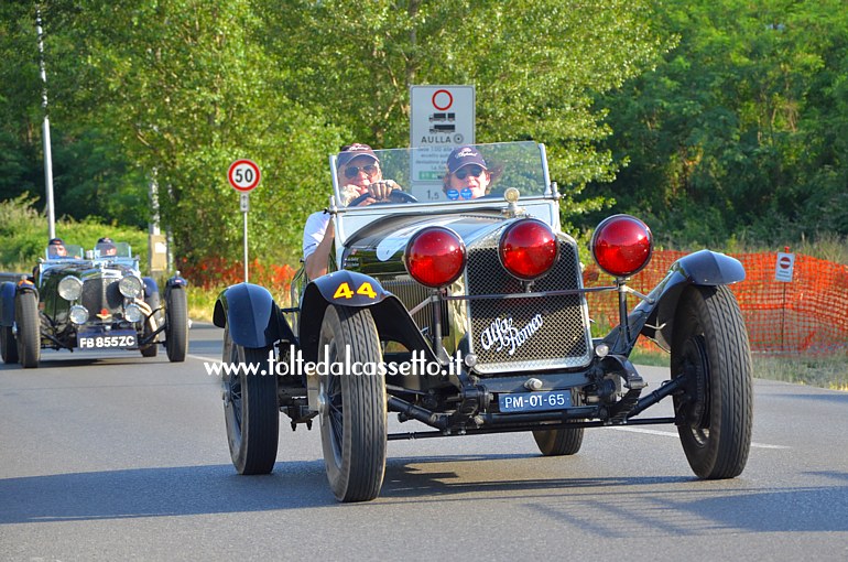 MILLE MIGLIA 2022 - Alfa Romeo 6C 1750 Super Sport anno 1929 (Equipaggio: John Houtkamp e Chelly Houtkamp-Van Bussel - Numero di gara: 44)