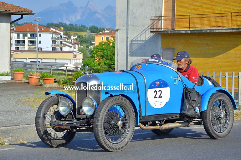 MILLE MIGLIA 2022 - Amilcar CGSS Siluro Corsa anno 1926 (Equipaggio: Marco Gatta ed Eugenio Piccinelli - Numero di gara: 22)