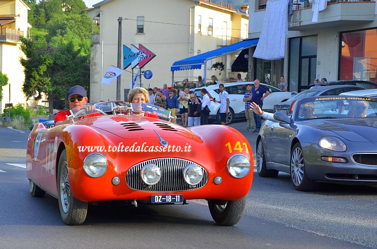 MILLE MIGLIA 2022 - Cisitalia 202 S MM Spider anno 1947 (Equipaggio: Ton Ottevanger e Triintie Littooij - Numero di gara: 141)