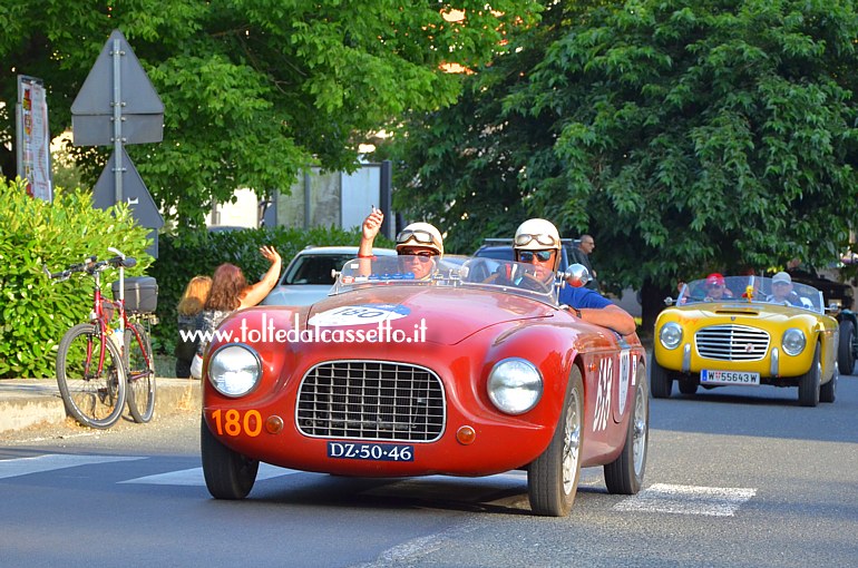 MILLE MIGLIA 2022 - Gilco Fiat 1100 Barchetta Fontana anno 1950 (Equipaggio: Arii Van Adrighem e Brigitta Van Adrighem - Numero di gara: 180)