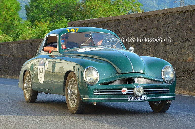 MILLE MIGLIA 2022 - Stanguellini 1100 Berlinetta B anno 1948 (Equipaggio: Philip Van Zuylen e Hugo Graafland Hooft - Numero di gara: 147)