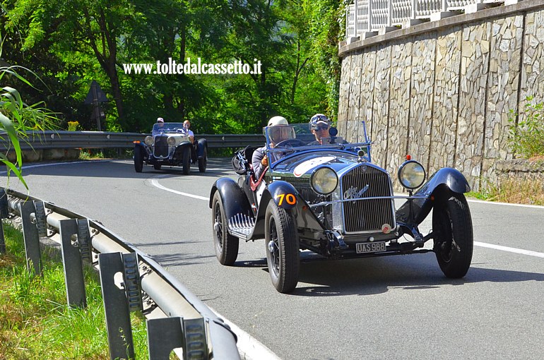 MILLE MIGLIA 2024 - Alfa Romeo 6C 1750 GS Spider Zagato anno 1931 (Equipaggio: Juan Tonconogy e Barbara Ruffini - Numero di gara: 70)