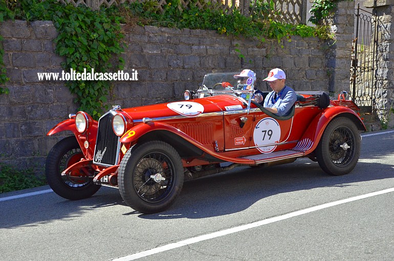 MILLE MIGLIA 2024 - Alfa Romeo 6C 1750 GS Spider Zagato anno 1932 (Equipaggio: Keith Roberts e Andrew Roberts - Numero di gara: 79)