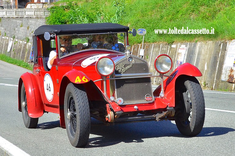 MILLE MIGLIA 2024 - Alfa Romeo 6C 1750 SS Young anno 1929 (Equipaggio: Luca Patron e Matteo Patron - Numero di gara: 46)