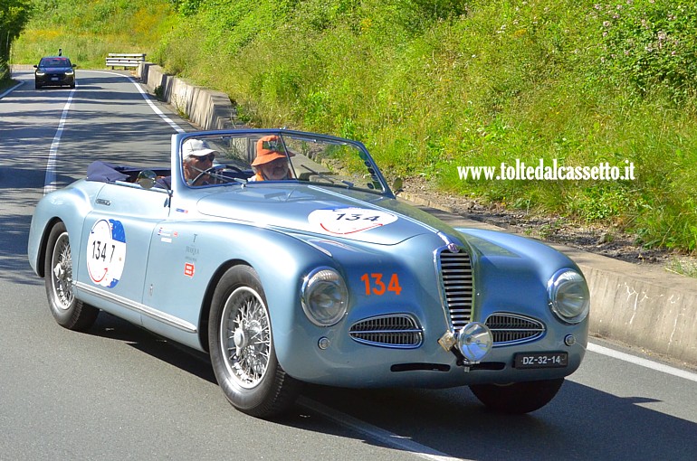 MILLE MIGLIA 2024 - Alfa Romeo 6C 2500 SS Cabriolet anno 1947 (Equipaggio: Henk Van Der Kwast e Montanari Marco - Numero di gara: 134)